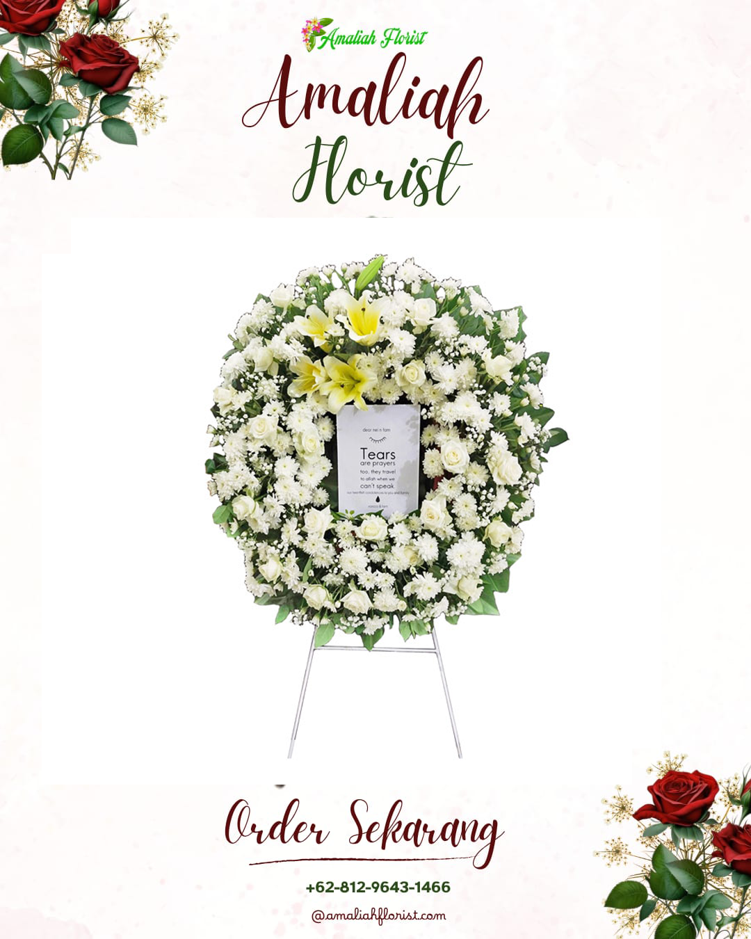 Krans Bunga Duka Sragi